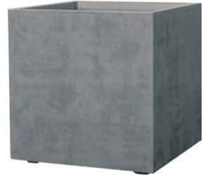 Deroma Pot cube MILLENNIUM 49 x 49 cm, gris clair