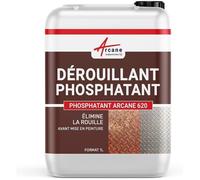 Dérouillant Phosphatant Métal - Antirouille à l'Acide Phosphorique - Dégraissant & Préparateur Avant Peinture - Acier, Galva, 1 L