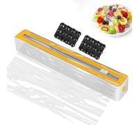 Dérouleur De Papier Aluminium avec Coupeur Intégré | Porte-Rouleau pour Film Alimentaire | Cutter Robuste Gain de Place Organisateur de Cuisine pour Papier Cuisson Maison et Restaurants