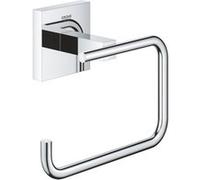 GROHE Porte-papier toilette mural Start Cube 40978000 chromé sans couvercle, fixations cachées