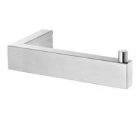 Dérouleur de papier toilette LINEA 14 cm, mat, acier inoxydable, Zack