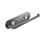 Dérouleur de papier toilette sans perçage en aluminium antirouille pour salle de bain Gris