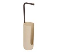 Paris Prix - Dérouleur de papier WC avec réserve Olea 59 cm Beige