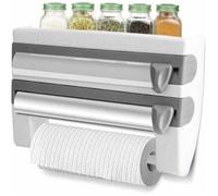 Dérouleur mural - PZCC - Parat Plus ComfortLine - Accueille serviettes 28 cm - Coupe précise sécurisée - ABS gris