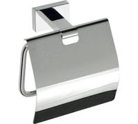 Dérouleur papier-toilette PLAZA en laiton chromé 12,5x12,5x6,5 cm