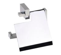 Dérouleur papier toilettes avec couvercle GAMMA en laiton chromé 13,5 x12,8 x5 cm