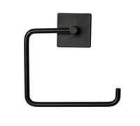 Dérouleur Papier WC Adhésif Fixeo 15cm Noir