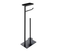 Dérouleur Papier WC Avec Porte-Téléphone "Filano" 63cm Noir