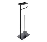 Douceur d'Intérieur Dérouleur Papier WC Filano avec porte‑téléphone 63 cm Noir