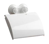 Dérouleur Papier WC ""Ventouse"" 15cm Blanc