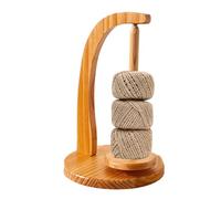 Dérouleur Pelote Laine Magnétique, Porte Fil Bois, Yarn Winder, Dévidoir Laine, Support Bobines Rotatif, Accessoires Tricot et Crochet pour Cadeau Fete Meres & Amateurs Tricot (Couleur Bois)