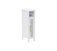 Dérouleur WC avec réserve MDF 30x20x78 cm Blanc