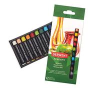 Derwent Academy 2301952 Pastel à l'huile Assortiment de couleurs Lot de 12