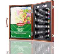 Derwent Academy - Coffret Cadeau Spécial Dessin & Coloriage, avec Crayons de Couleurs Neon/Metallic/Pastel & Accessoires, Coffret