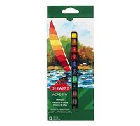 Derwent - Academy Oil Paint, Set Of 12 X 12ml