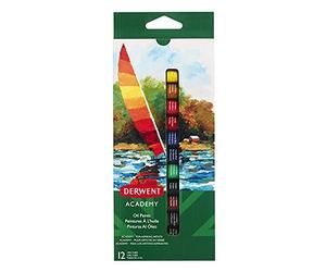 Derwent - Academy Oil Paint, Set Of 12 X 12ml