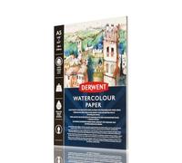 Derwent Bloc de papier aquarelle A5, blanc, 12 feuilles