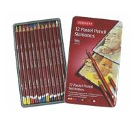 Derwent Skintones Coffret 12 Crayons Pastel Boîte En Métal (Import Royaume Uni)