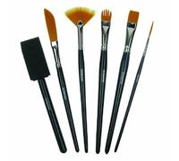 Derwent coffret pinceaux techniques - 6 pièces