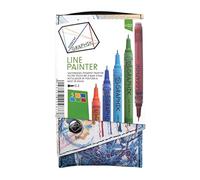 Derwent Graphik No.2 Feutre peinture Palette (Lot de 5)