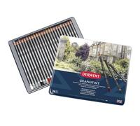 Derwent Graphitint - Set de 24 Crayons Graphite Colorés, Aquarellables, Qualité Professionnelle, 0700803