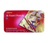 Pastels DERWENT, 36 pièces dans une boîte en métal