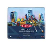 Derwent Metallic Box Procolour Pencil 24 Units Multicolore Enfants