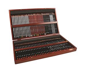 Derwent Sketching Collection - Set de 72 Crayons dans un Coffret en Bois, Qualité Professionnelle, 2301902