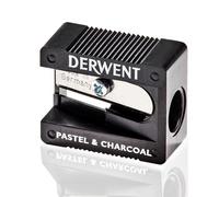 Derwent Taille-crayon manuel pour crayons pastel et fusain – Qualité professionnelle 0700234