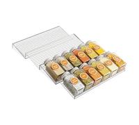 Derwrtup Organisateur de Tiroir pour Épices de Cuisine | Organisateur de Bocaux à Épices,4 Pièces Économiseur D'Espace Pour Cuisine Maison Restaurant