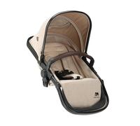 Deryan Evy Second Chair - Siège Supplémentaire Nougat avec Harnais 5 Points, 4 Positions d'Inclinaison, Compatible Poussette Evy, Polyester (Deuxième siège, Nougat)