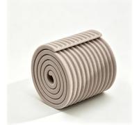 Deryzsdunk Forme en W Coller Rembourré Coussin Mural Anti-Collision | Haute élasticité Peut être découpé à volonté for chambre à coucher,table, mur （blanc）(Khaki,Volume One)