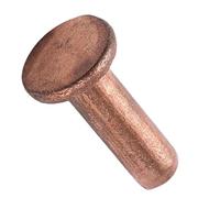 Des rivets, Rivets à tête plate solide, M1,5 x 3 mm-8 mm, diamètre métrique lisse M2 2 mm-12, attaches percussion, 200 pièces (M1, mm)(M2 x 5mm)