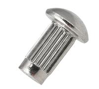 Des rivets, Rivets solides à tête de champignon M2,5 x 3 mm-12 mm, attaches percussion corps lisse qui ne tombent pas, 200 pièces (M2, 6 mm)(M2.5 x 6mm)