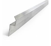 Des Temps Toits - Solin SP Aluminium 8/10ème Brut longueur 1,50 mètre - Profil Protection Relevé Étanchéité Toit Plat - Conforme DTU 43.3 - Fabriqué en France