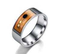 Desattot Bague Intelligente NFC - déverrouillage sans Contact Facile | Sécurité renforcée par le verrouillage par empreinte et synchronisation des étiquettes, pour une utilisation privée.
