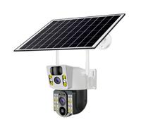 Desattot Caméra solaire 4G SIM double lentille détection et alarme | La détection humanoïde déclenche l'enregistrement vidéo de réveil et les alertes push, assurant une sécurité proactive avec