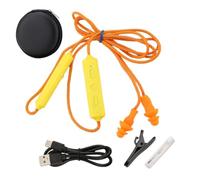 Desattot Kit d'écouteurs Bluetooth pour protection auditive de réduction du | Comprend 1 kit d'écouteurs et un sac de protection, permettant un rangement et un déploiement organisés sur les chantiers de