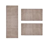 Descente de lit Sundae Beige 69 1 tapis 67 x 330 cm + 2 tapis 67 x 130 cm