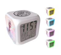 Desconocido Kids- Réveil projecteur Ke07 La Reine des Neiges 2, Couleur (WD22140)