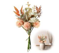 DesertBoy Bouquet Fleur Artificielle Hortensia, Fleurs Artificielles Plantes, Bouquet de Fleurs Artificielles, Fleur Artificielle Deco pour Mariage, Cuisine, Jardin, Fête, Bureau (Champagne)