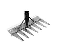 Désherbeur à Gazon,Robustes et Ergonomiques | Arrache-Mauvaises Herbes Râteau de Jardinage,pour Jardin Terrasse Parterre Fleurs Désherbage Paysager
