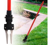 Désherbeur Black & Decker griffes dentées jardin pinces acier inoxydable orange noir
