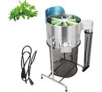 Désherbeur électrique 60 V, coupe-bourgeons inclinable de 45,7 cm avec lames en acier inoxydable, vitesse réglable, sac de collecte de machine de découpe hydroponique, sécateur manuel pour feuilles et