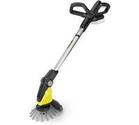 Kärcher 18 V Désherbeur sans Fil WRE 18-55, Brosse en Nylon avec 2 800 tr/min, Tête de Nettoyage orientable, Manche Télescopique, fonctionne avec la Batterie rechargeable Kärcher 18 V, non incluse