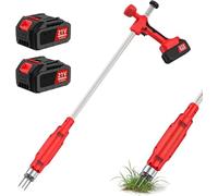Désherbeur électrique Vertical, 21 V sans Fil, avec Griffes triangulaires et Verrouillage de sécurité, pelouse et Jardin.
