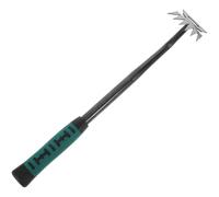 Désherbeur Manuel de Jardin à Manche Ergonomique en Acier Multi Fonction | Pelouse et Jardin Domestique, Résistance à Flexion, Léger, Arrache les Racines, Usage Débutant