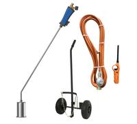 Desherbeur pro tuyau 5 m bruleur 60 mm Allume gaz+ détendeur propane inclus