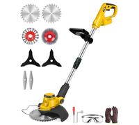 Désherbeur sans fil pour batterie Dewalt 20 V (batterie non incluse), avec 5 types de lames, moteur sans balais, débroussailleuse légère pour pelouse, cour, jardin