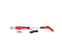 Désherbeur thermique électrique 2000W, brûleur de mauvaises herbes, tondeuse à gazon, désherbant Air chaud jusqu'à 650 °C, outils d'élimination l'herbe, flamme des Pour le bricolage(Rot)